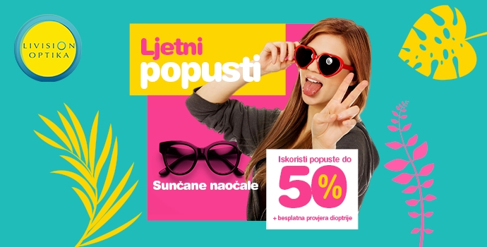 Veliki ljetni popusti na sunčane naočale!